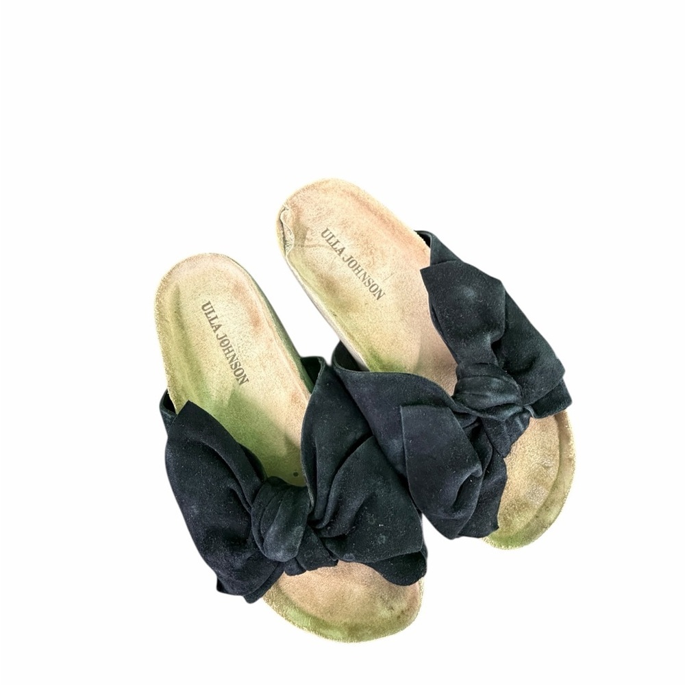 Ulla Johnson Black Women's Bow Sandals size 37